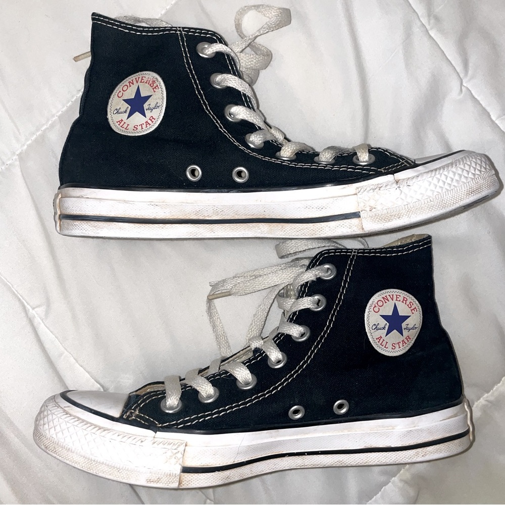 Converse All Star Black Canvas High Tops